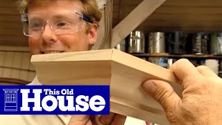 How to Cut Crown Molding  This Old House [upl. by Hamirak848]