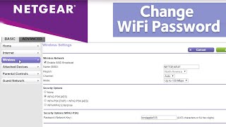 How to Change your Wireless Router Name and Password  NETGEAR [upl. by Ennayram981]