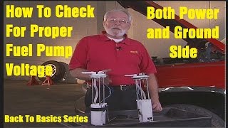 Fuel Pump Electrical Check  Wrenchin Up Back To Basics [upl. by Airaet582]