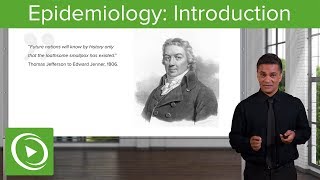 Introduction to Epidemiology History Terminology amp Studies  Lecturio [upl. by Adnauqahs]