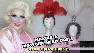 HOW TO MAKE A SHOWGIRL HEADDRESS ON A BUDGET [upl. by Gwendolin634]