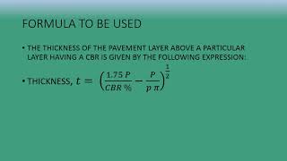 DESIGN OF FLEXIBLE PAVEMENT  CBR METHOD TYPE1 [upl. by Roswell]