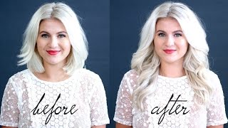 HOW TO Blend Hair Extensions With Short Hair Tutorial  Milabu [upl. by Meridel953]