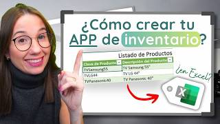 Crear APP de Gestión de Inventario en EXCEL control de existencias stock mínimo DESCARGA Archivo [upl. by Sama]