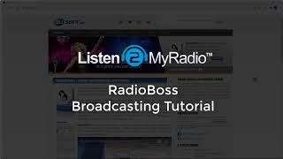 Listen2Myradio RadioBoss Streaming Software Tutorial [upl. by Winnick]