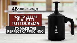 How to Use the Bialetti Tuttocrema Milk Frother [upl. by Temhem708]