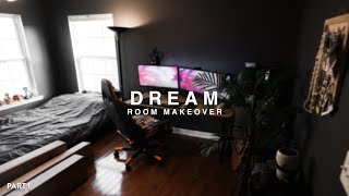 DREAM ROOM MAKEOVER Painting amp New Furniture  Part 1 [upl. by Qooraf423]