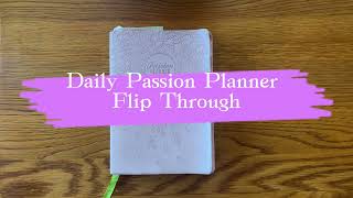 Daily planning flip through passion planner daily Q4 [upl. by Kuster]