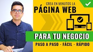 Cómo Crear Una Página Web para Mi Negocio ▶︎ Desde Cero Paso a Paso Profesional y Seguro 👌 [upl. by Letisha]