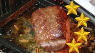 Schweinekrustenbraten klassisch Krustenbraten vom Schwein Schweinsbraten Schweinebraten [upl. by Kletter380]