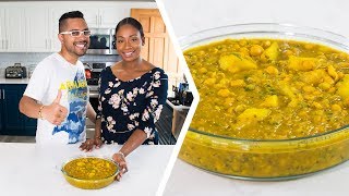 How To Make Curry Channa amp Aloo  Foodie Nation [upl. by Twelve439]