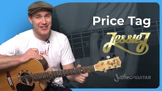 How to play Price Tag by Jessie J  Easy Guitar [upl. by Eniretak]