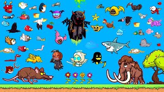 All Animals Evolution in EvoWorldio FlyOrDieio New [upl. by Ramal194]