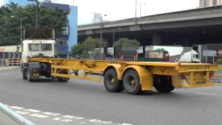 TRUCKS IN HONG KONG FEBRUARY 2014 [upl. by Aicirtam]