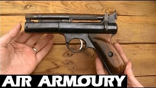 Webley Senior Air Pistol  Air Armoury [upl. by Leonhard]