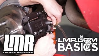 How to Bleed Ford Mustang Brakes  LMR Basics [upl. by Igenia]