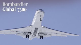 Bombardier Global 7500  Runway Performance [upl. by Akeirahs]