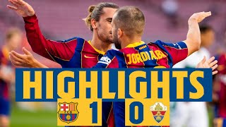 HIGHLIGHTS amp REACTION  Barça 10 Elche [upl. by Perla]