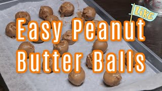 How to Make Peanut Butter Balls  easy recipe [upl. by Yannodrahc]