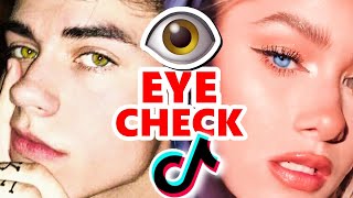 TikTok Boys amp Girls EYE CHECK 👀😍👁️🙄 [upl. by Eenahs]