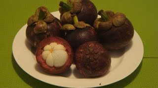 Mangosteen How to Eat Mangosteen Fruit [upl. by Epilif]