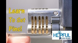 211 How Lock Picking Works Learn How To Identify Set Pins [upl. by Dlaregztif957]