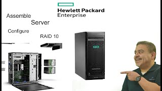 HP ML110 Gen 10 RAID 10 Setup [upl. by Painter953]