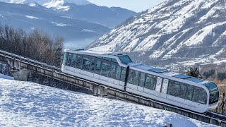 Funicular Bourg St Maurice to Les Arcs [upl. by Jodi117]