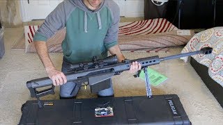 New Rifle  Barrett M82A1 50 BMG Unboxing [upl. by Dehlia]