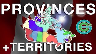 CANADA Provinces  Territories explained Geography Now [upl. by Nylesaj]