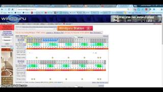1 using windguru weather forecast [upl. by Arreit]