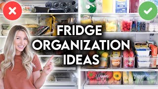 PINTEREST FRIDGE ORGANIZATION IDEAS  ORGANIZE WITH ME [upl. by Pearson]