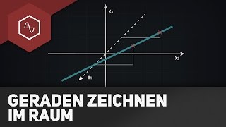 Geraden zeichnen im Raum [upl. by Whit665]