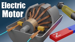 How does an Electric Motor work DC Motor [upl. by Zachary]