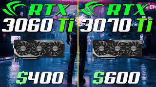 RTX 3060 Ti vs RTX 3070 Ti  How Big is The Difference [upl. by Dranyam252]