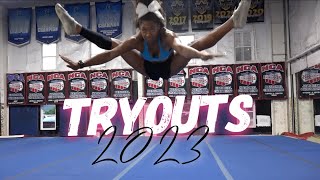 Cheer Extreme Tryouts 2023 [upl. by Ahserb746]