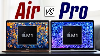 M1 MacBook Air vs M1 MacBook Pro  Full Comparison [upl. by Atiugram]