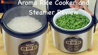 Aroma Rice Cooker and Food Steamer Review [upl. by Loomis]