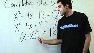 Algebra  Completing the square [upl. by Zachar]