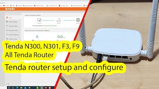 How to setup and configure tenda wireless router step by step [upl. by Debera]