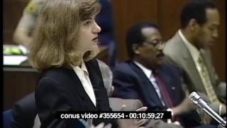 OJ Simpson Trial  February 24th 1995  Part 1 [upl. by Icyac]