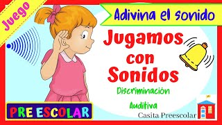 JUGAMOS CON SONIDOS Aprendeencasa Preescolar [upl. by Einahpit]