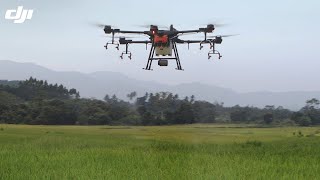 DJI  Agras T16  Agricultural Spraying Drone [upl. by Ethbin]