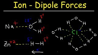 Ion Dipole Forces amp Ion Induced Dipole Interactions  Chemistry [upl. by Hennessey]