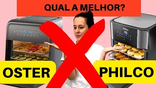 DIFERENÇAS ENTRE AS AIR FRYER OSTER E PHILCO Oster Super Fryer e Philco PFR2200P [upl. by Anauqahc437]