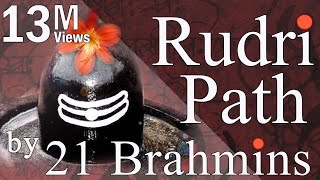 Vedic Chanting  Rudri Path by 21 Brahmins [upl. by Janie]