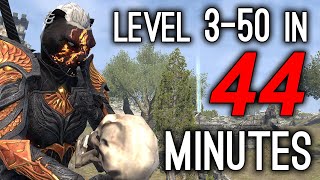 🔔Level 350 in 44 minutes  Fastest way to level 50  The Elder Scrolls Online ESO 🔔🔔 [upl. by Ruthi]