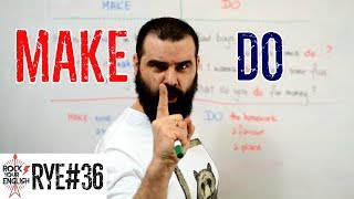 MAKE vs DO  ROCK YOUR ENGLISH 36 [upl. by Darcey]