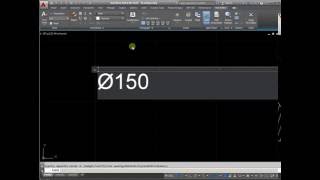 Diameter sign in AutoCAD [upl. by Allesiram]