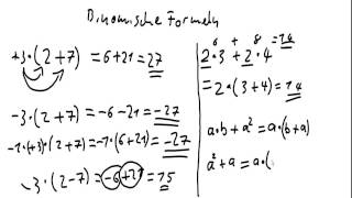 Mathe Tutorial  Ausklammern Einklammern Binomische Formeln [upl. by Honor]